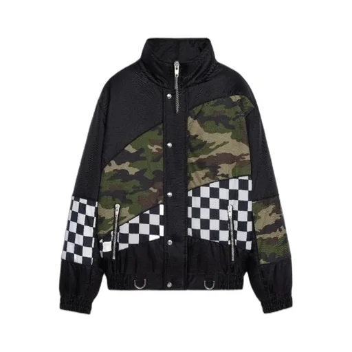 Loose Jacket In Technical Fabric