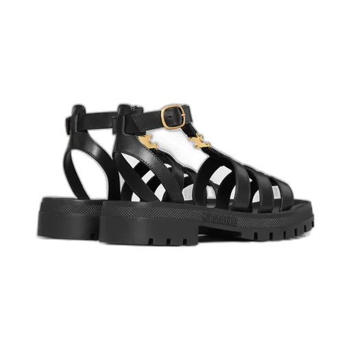 Clea Triomphe Gladiator Sandal In Calfskin - Vegetal Tanning
