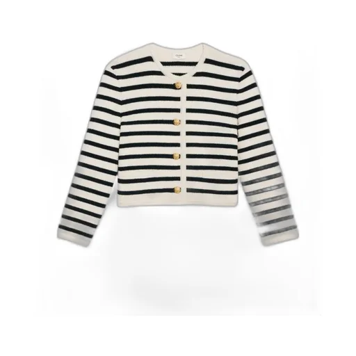 Chasseur Jacket In Striped Wool