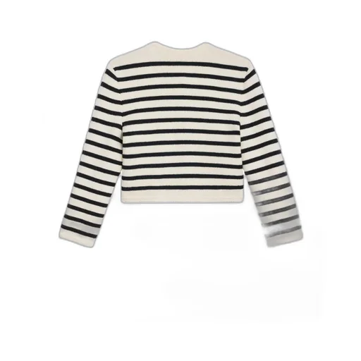 Chasseur Jacket In Striped Wool