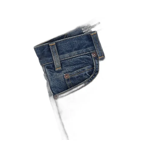 Low Flare Jeans In Dark Union Wash Denim