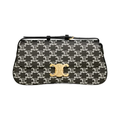 Medium Lola Bag In Triomphe Canvas Two-Tone