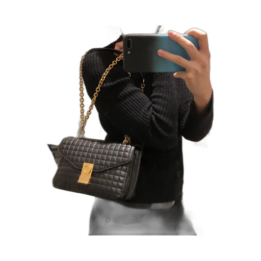C Bag Medium Cow Leather Quilted Handbag