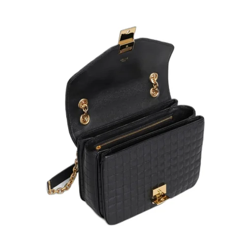 C Bag Medium Cow Leather Quilted Handbag