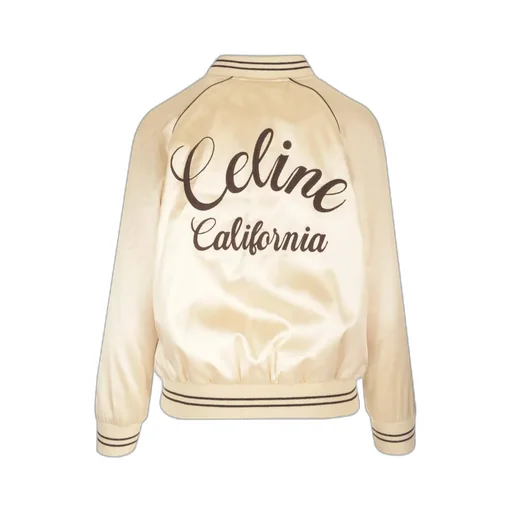 Souvenir Teddy Jacket In Flowing Satin