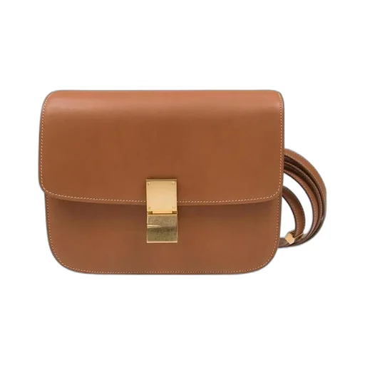 Medium Classic Bag In Natural Calfskin
