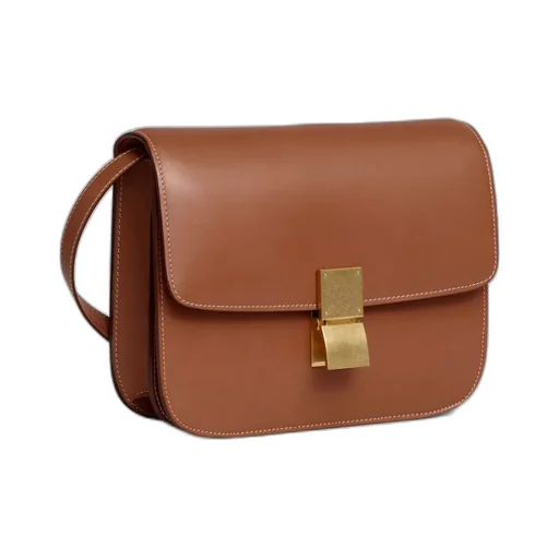 Medium Classic Bag In Natural Calfskin