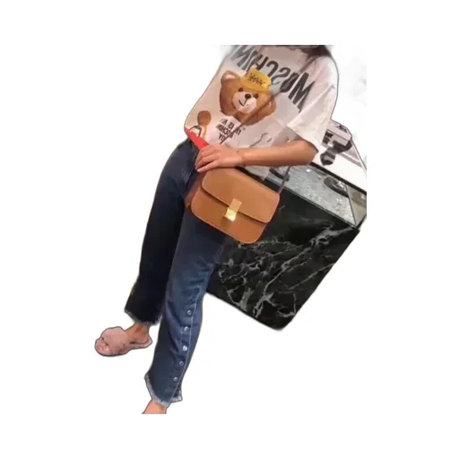 Medium Classic Bag In Natural Calfskin
