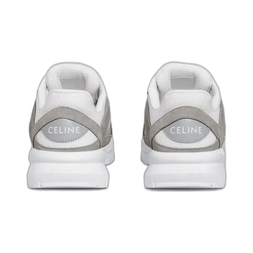 Runner Cr-03 Low Lace-Up Sneaker In Suede Calfskin, Mesh And Calfskin