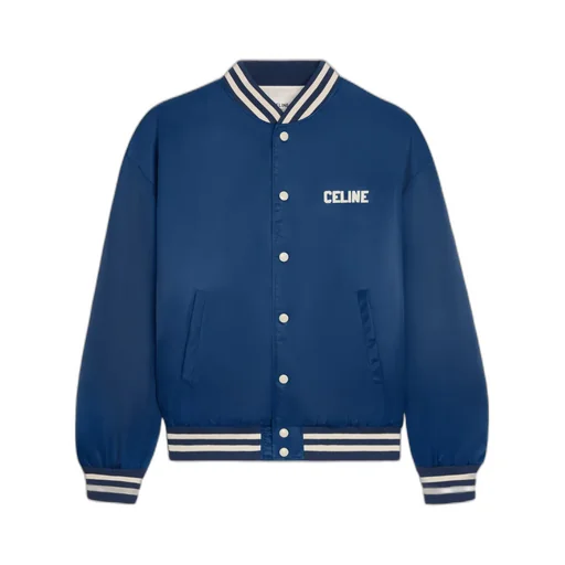 Loose Teddy Jacket In Nylon