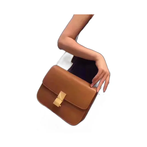 Medium Classic Bag In Natural Calfskin