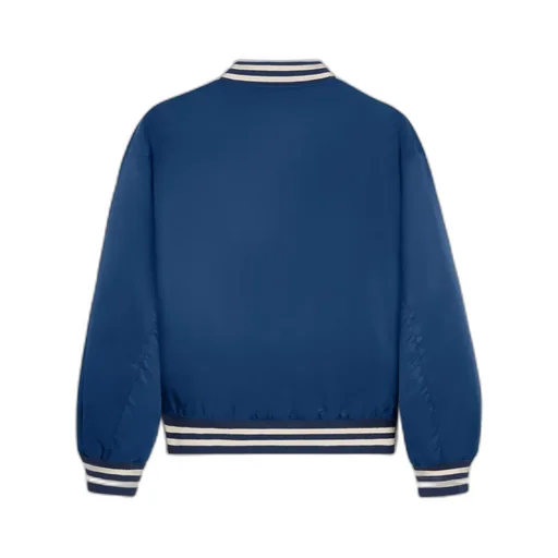 Loose Teddy Jacket In Nylon
