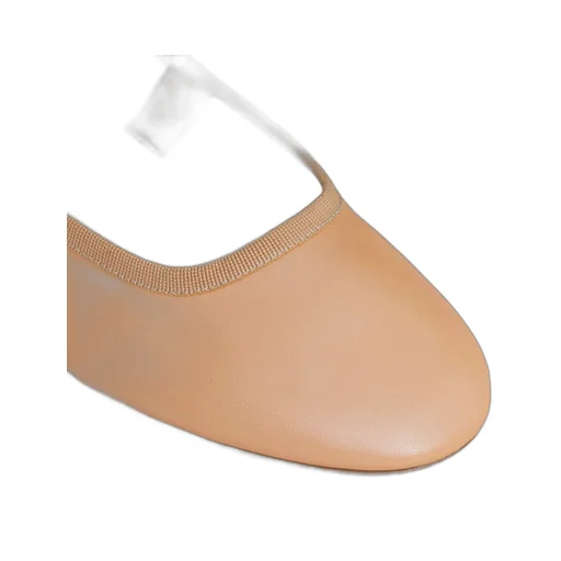 Les Ballerines Mary-Jane In Pearly Calfskin