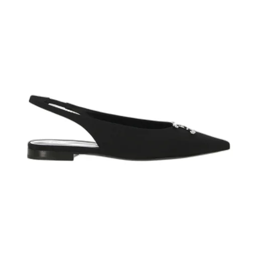 Alma Triomphe Flat Slingback In Gros-Grain