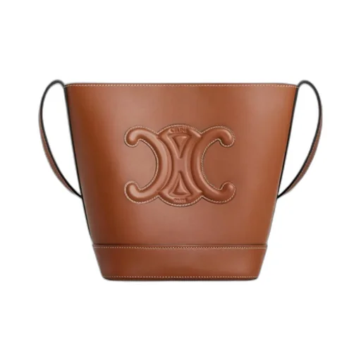 Small Bucket Cuir Triomphe In Smooth Calfskin