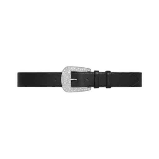 Large Marco Belt With Strass In Vintage Calfskin