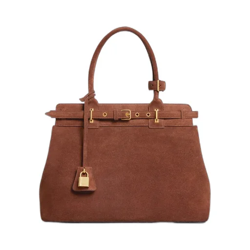 Conti Bag In Suede Calfskin