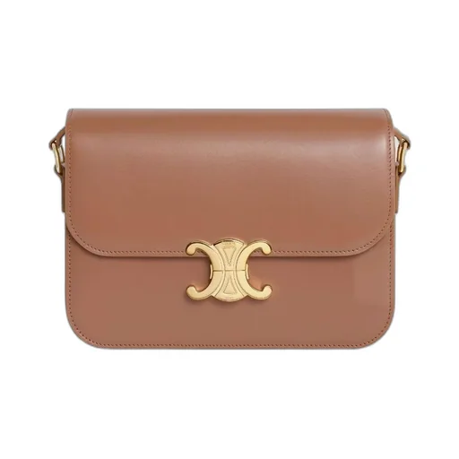 Classique Triomphe Bag In Shiny Calfskin