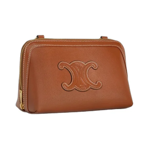 Clutch On Chain In Smooth Calfskin