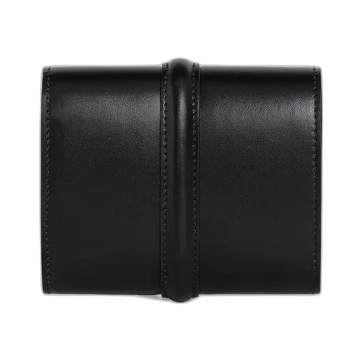 Small Trifold Wallet In Satinated Calfskin