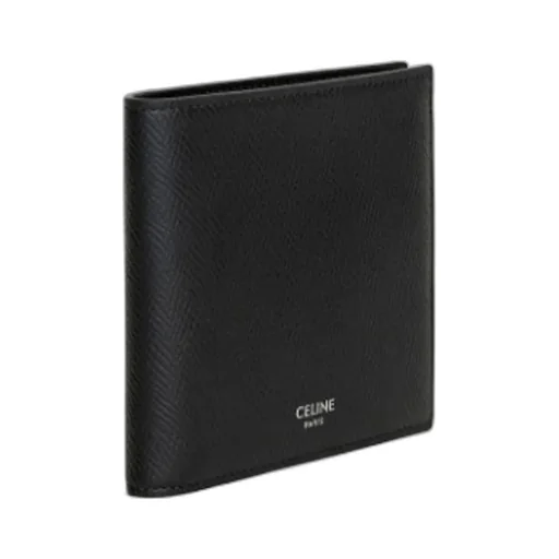 Bi-Fold Card Holder In Grained Calfskin