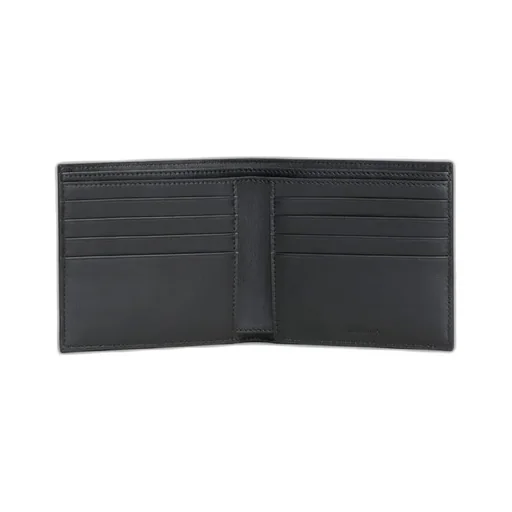 Bi-Fold Card Holder In Grained Calfskin