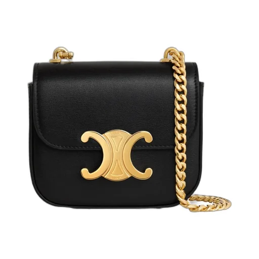 Mini Chain Claude In Shiny Calfskin