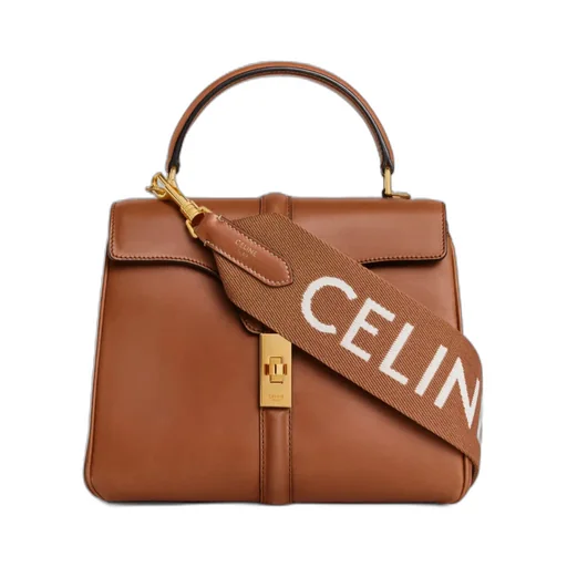 Long Strap In Wool With Celine Jacquard