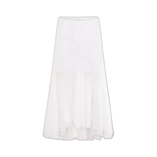 Crochet-Panelled Skirt