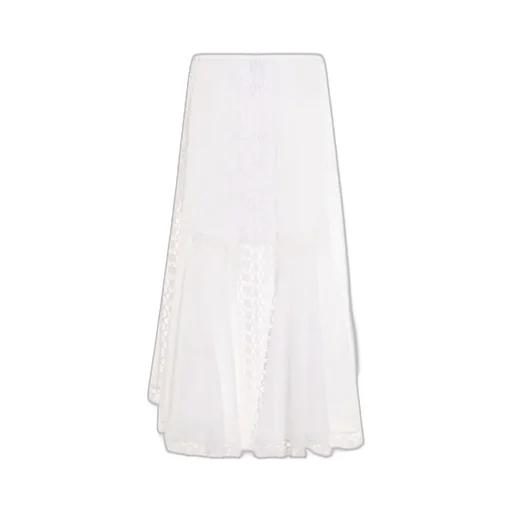 Crochet-Panelled Skirt