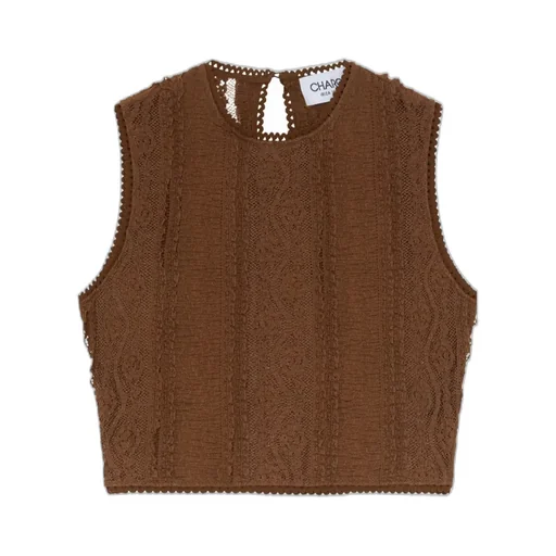 Mesh Sleeveless Top
