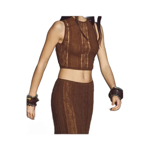 Mesh Sleeveless Top