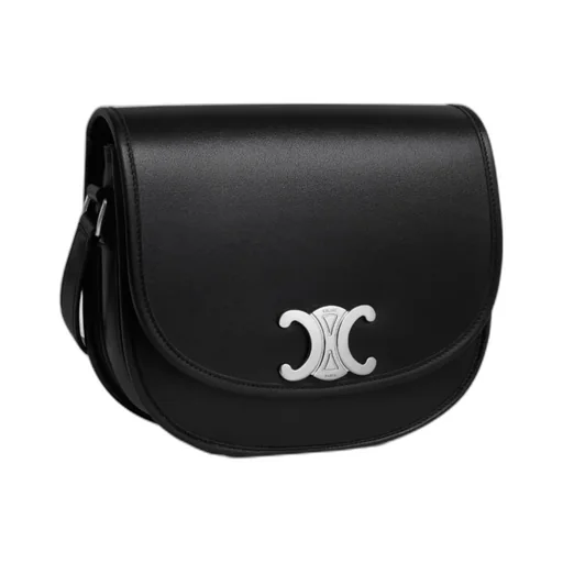 Medium Besace Triomphe In Supple Natural Calfskin