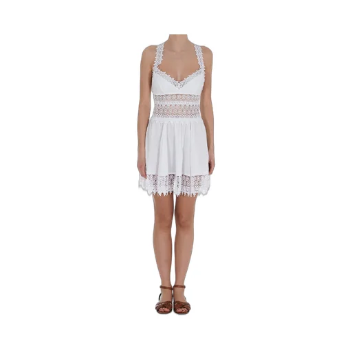 Marilyn Dress With Lace Straps