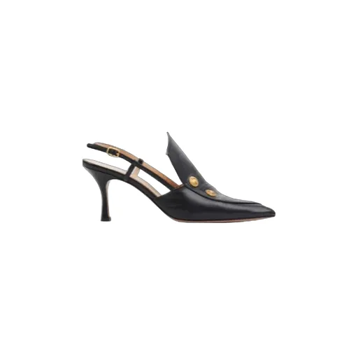 Pointed-Toe Slingback Sandals