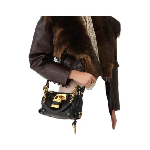 Paddington Padlock Detailed Small Shoulder Bag