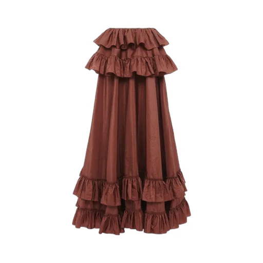 Ruffled Maxi Skirt