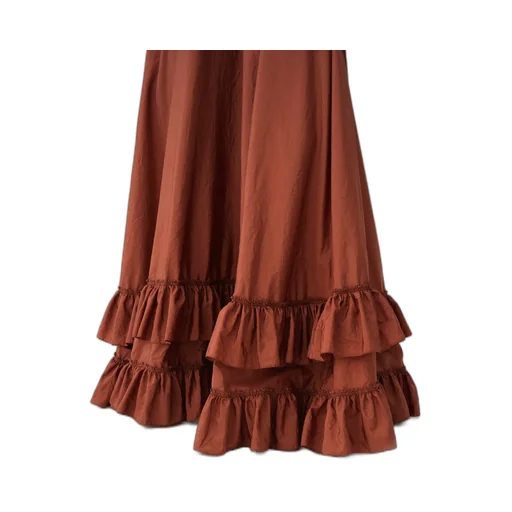 Ruffled Maxi Skirt