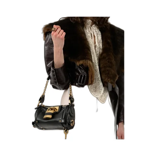 Paddington Padlock Detailed Small Shoulder Bag