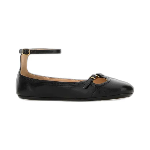 Ankle Strap Ballet Flats