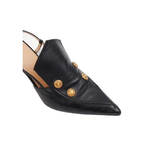 Pointed-Toe Slingback Sandals