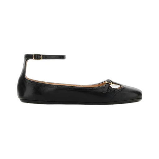 Ankle Strap Ballet Flats