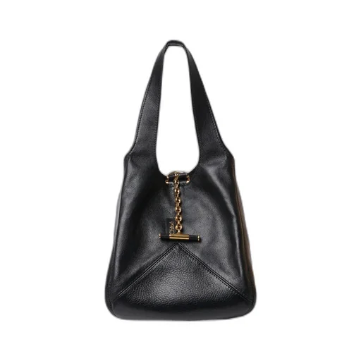 Balloon Small Grained Leather Bag
