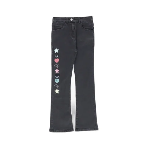 Embellished Stretch Flared Jeans