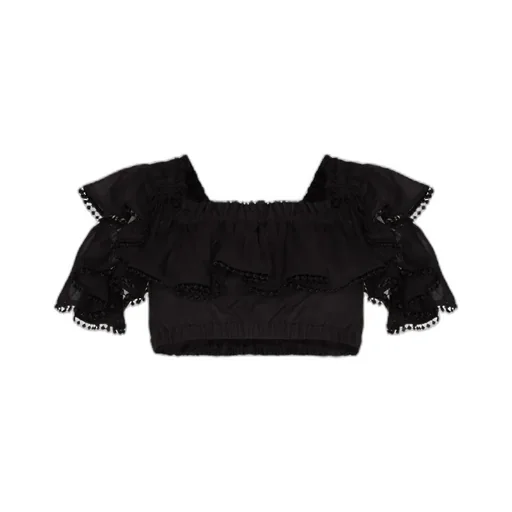 Cata Off-Shoulder Cropped Top