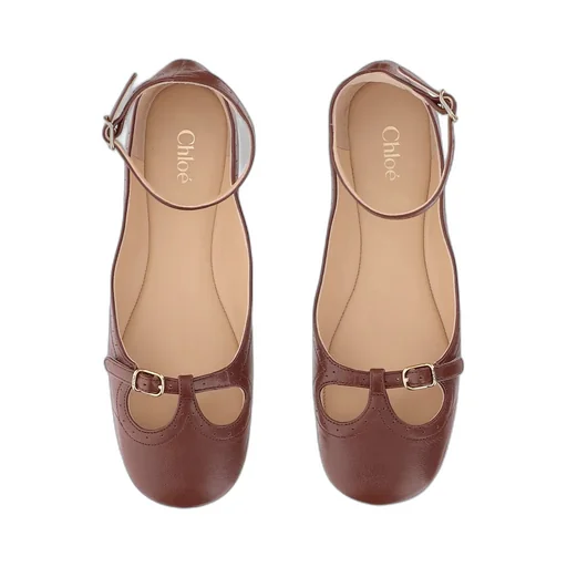 Ankle Strap Ballet Flats