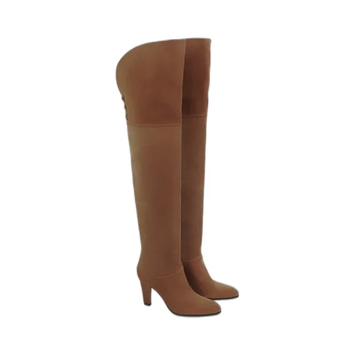 90Mm Suede Boots