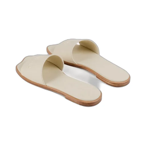 Logo-Embossed Leather Sandals