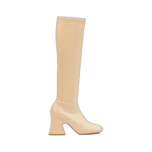 Knee-High Block-Heel Boots