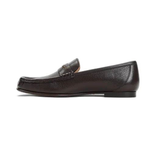 Logo Leather Loafers